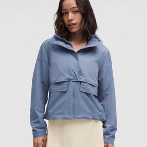 Always Effortless Classic-Fit Jacket - Washed Denim Blue Size 10